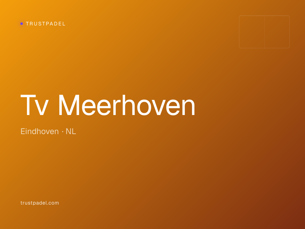 Tv Meerhoven padel club