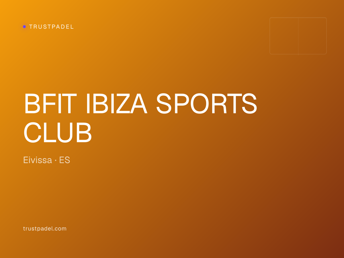 BFIT IBIZA SPORTS CLUB padel club