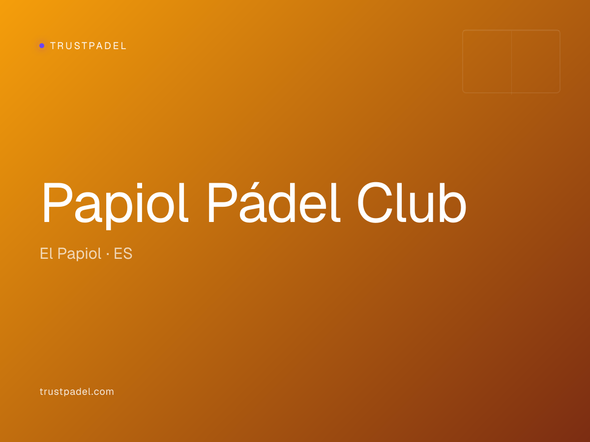 Papiol Pádel Club padel club