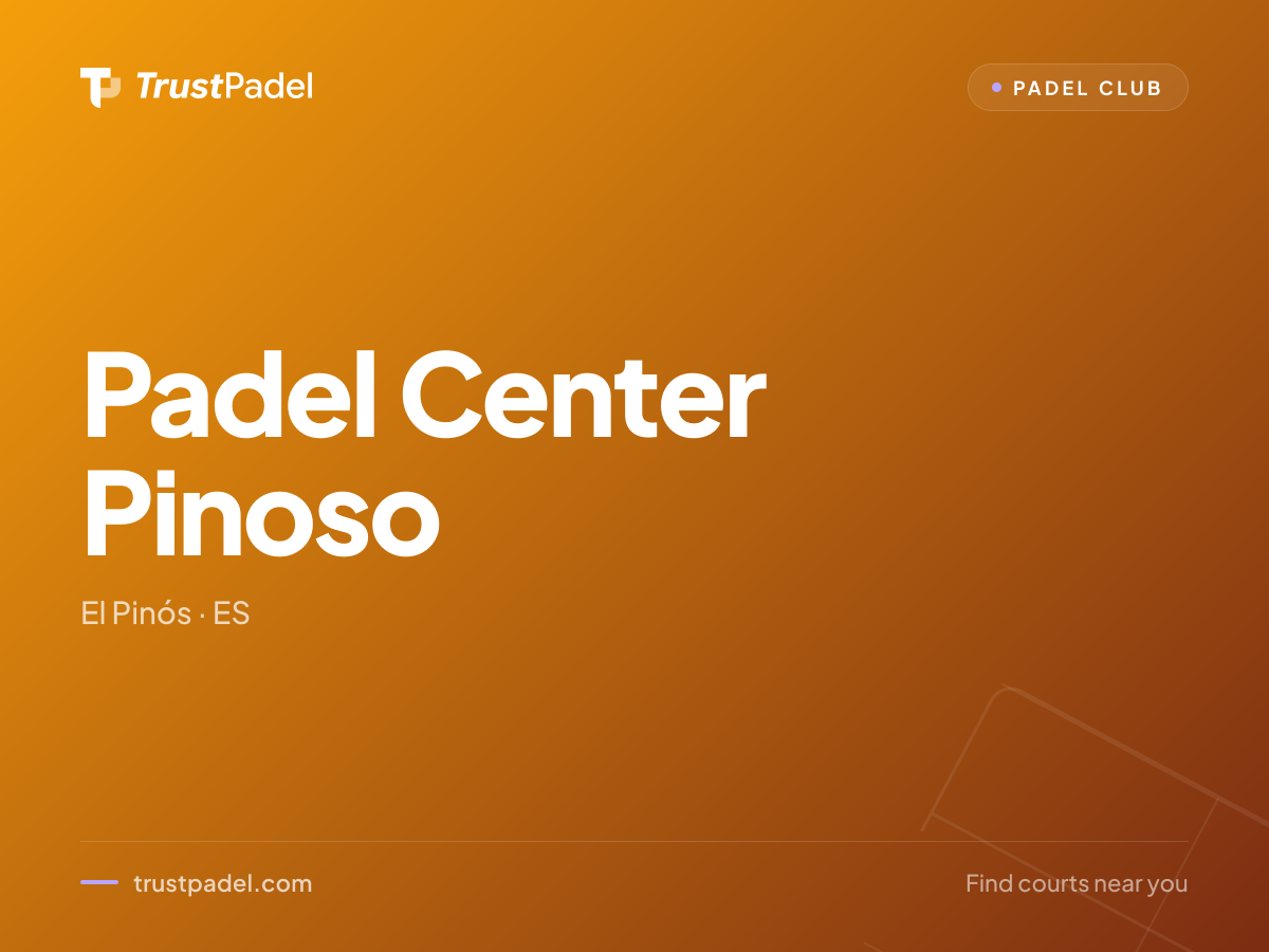 Padel Center Pinoso padel club