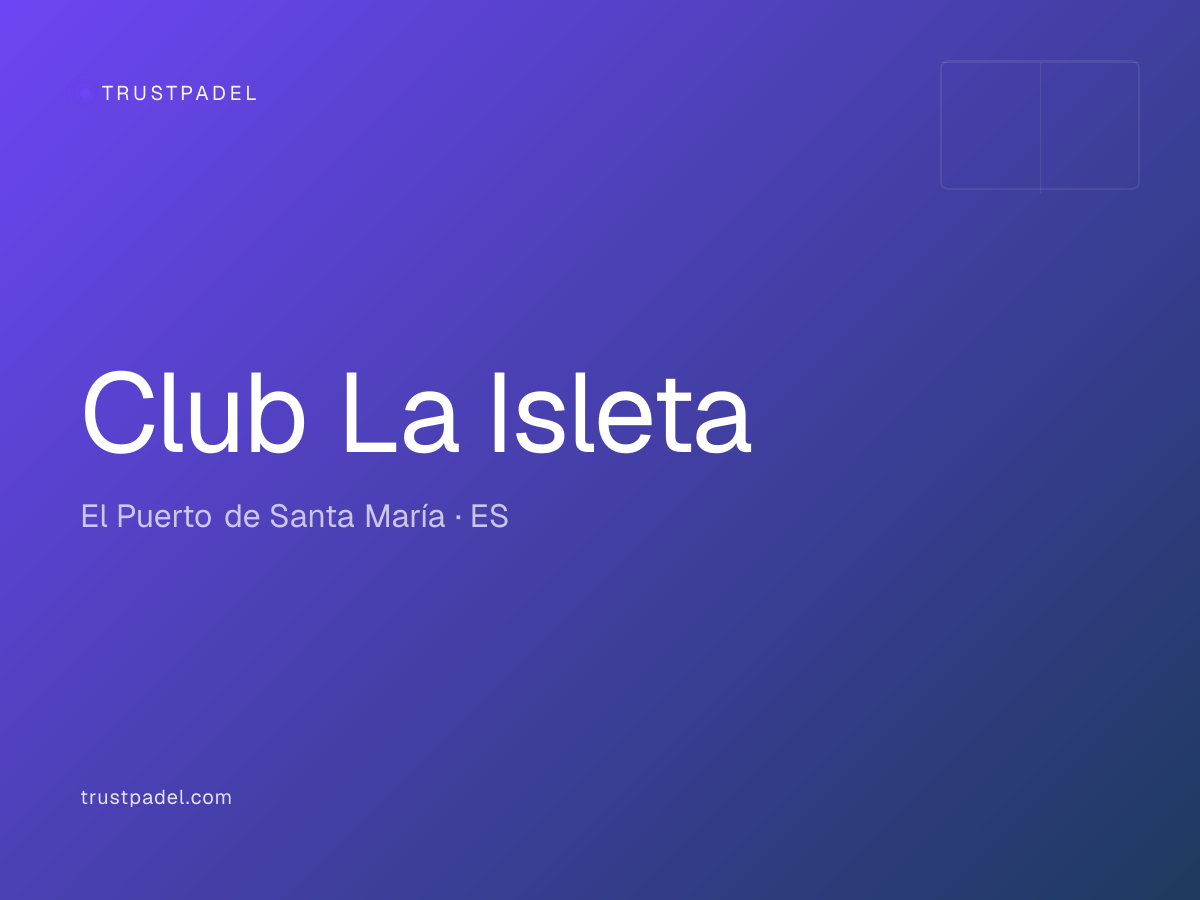Club La Isleta padel club
