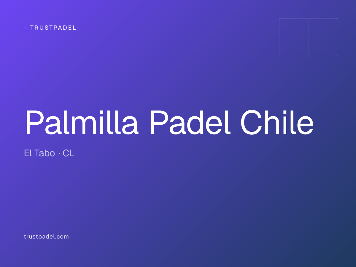 Palmilla Padel Chile padel club