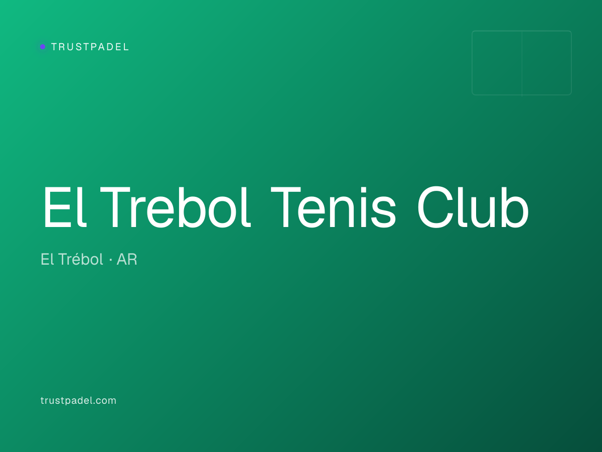 El Trebol Tenis Club padel club