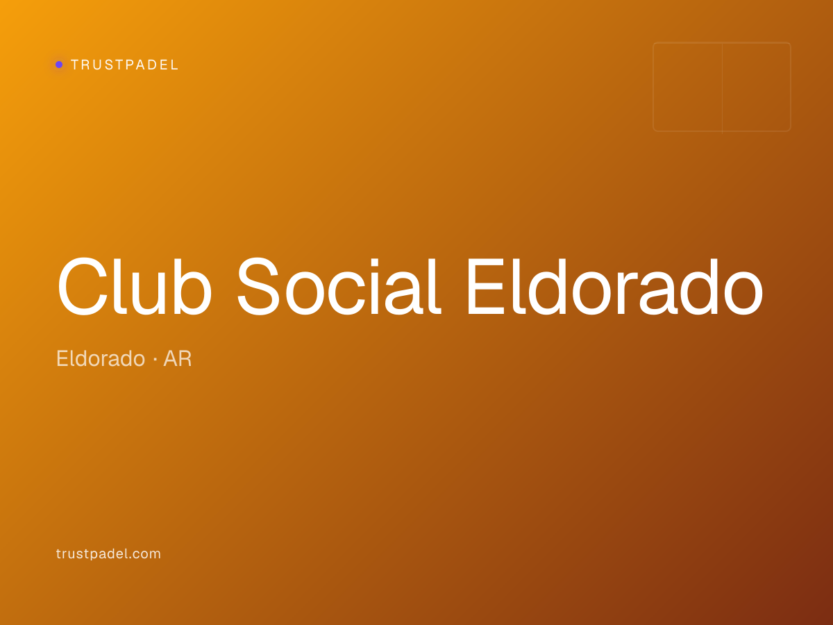 Club Social Eldorado padel club