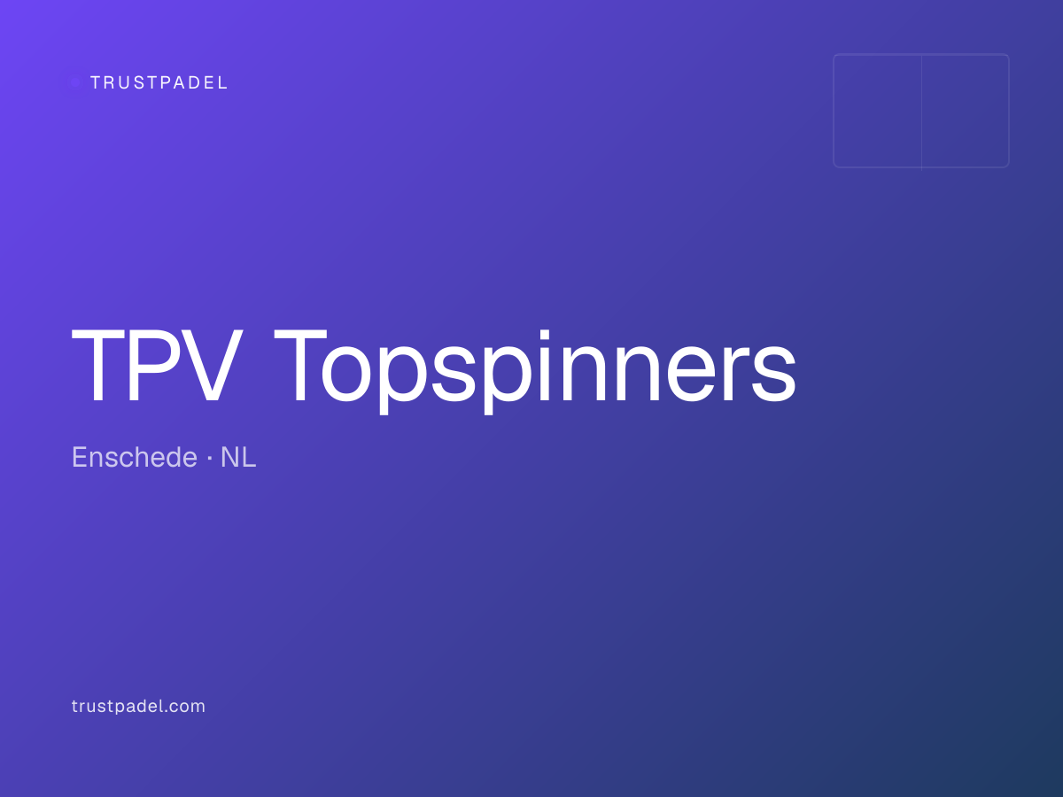 TPV Topspinners padel club