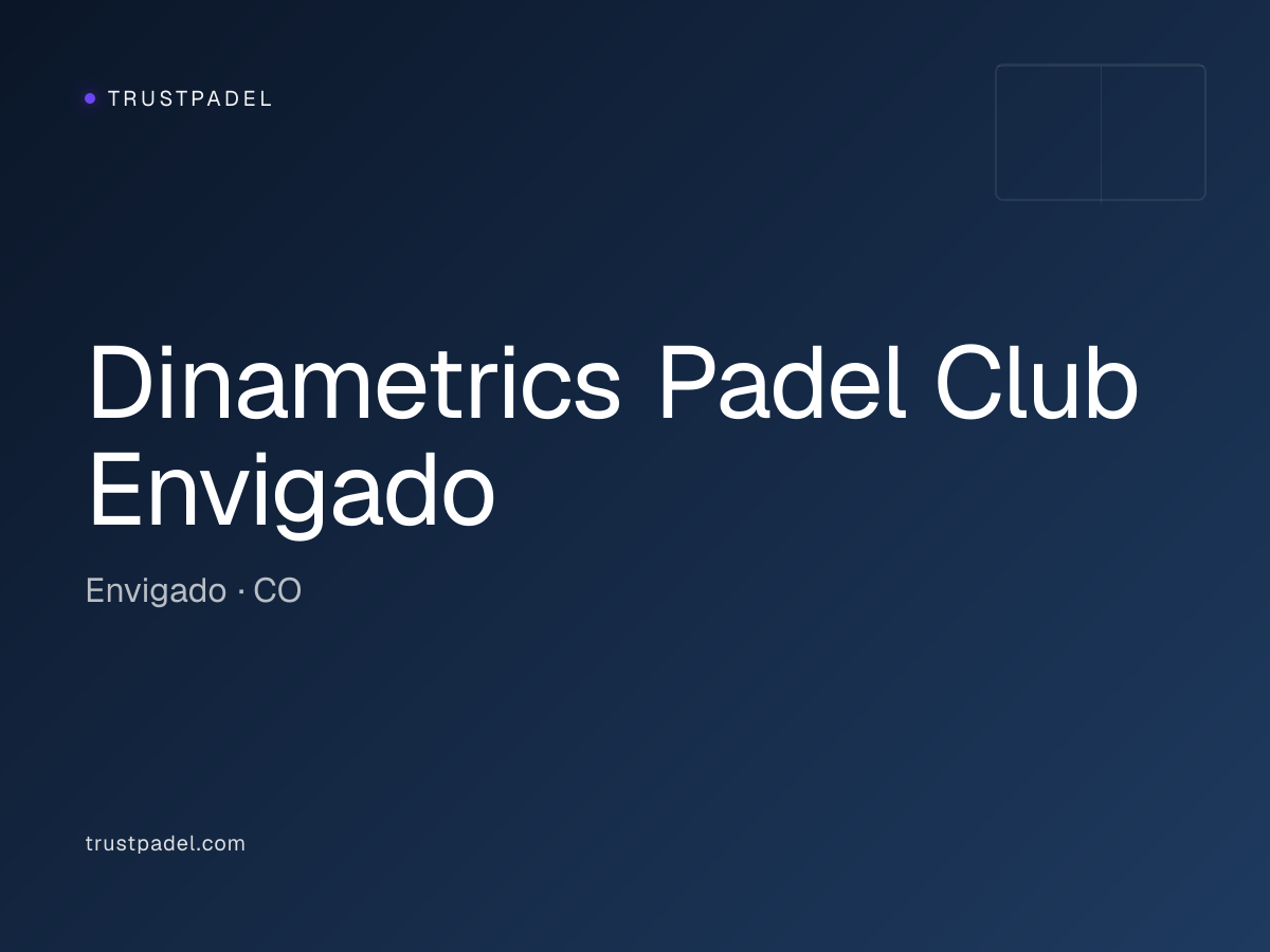 Dinametrics Padel Club Envigado padel club