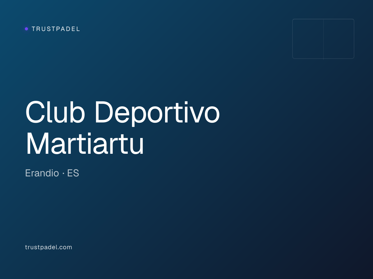 Club Deportivo Martiartu padel club