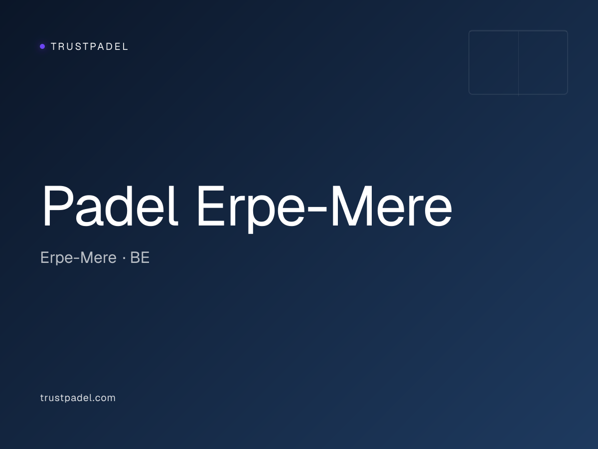 Padel Erpe-Mere padel club