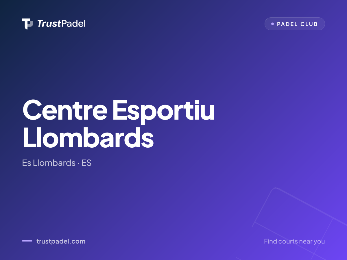 Centre Esportiu Llombards padel club