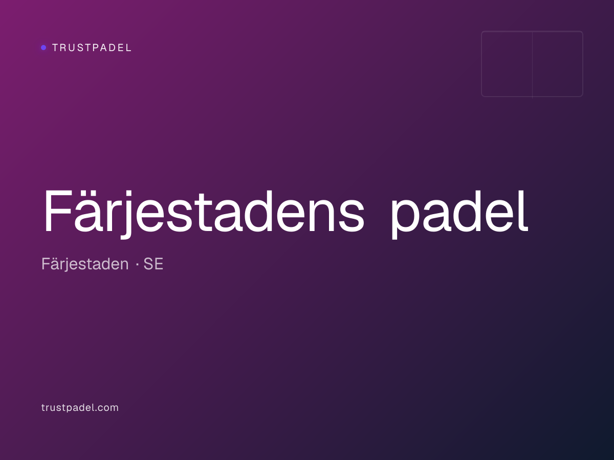 Färjestadens padel padel club
