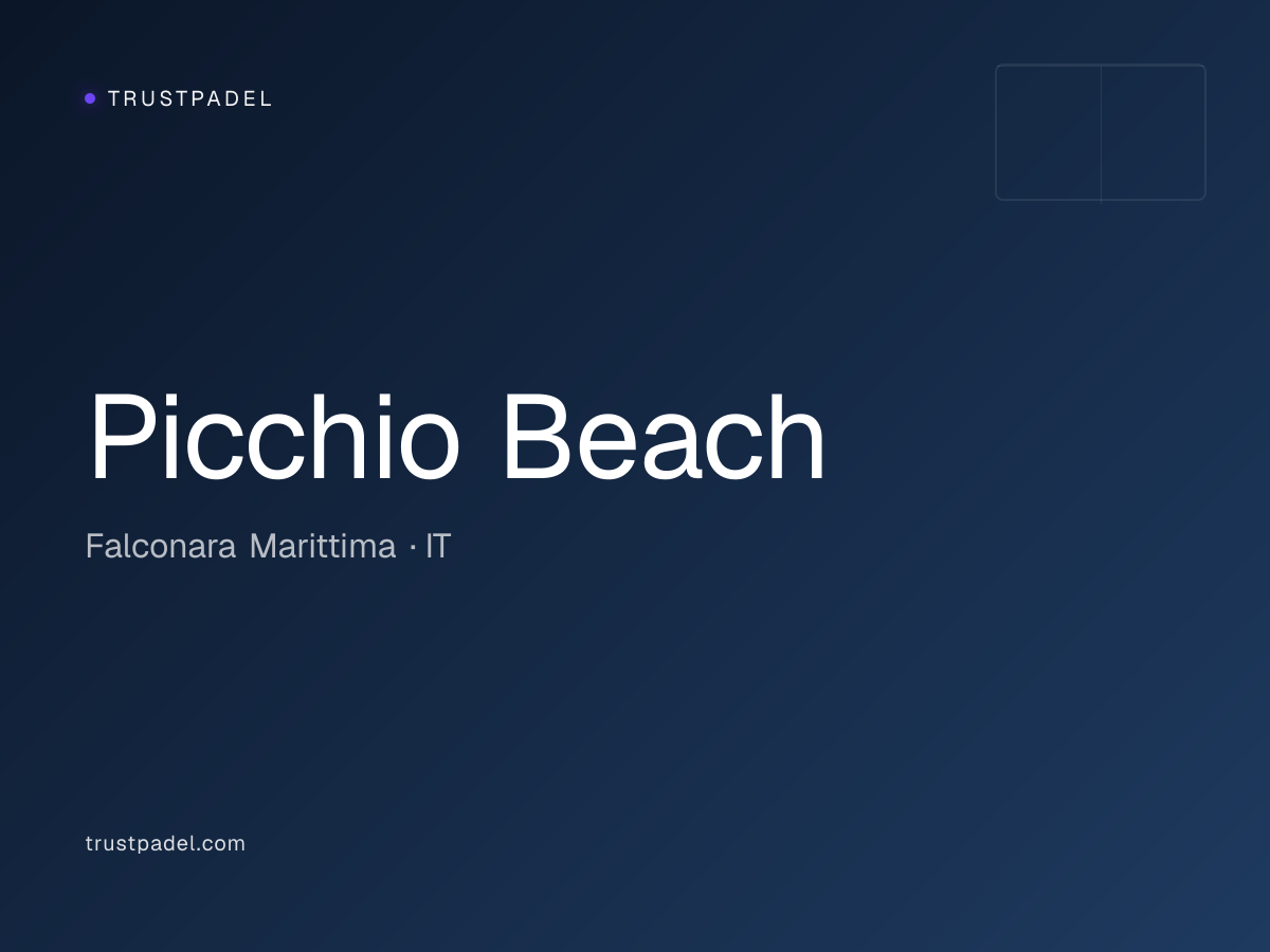 Picchio Beach padel club