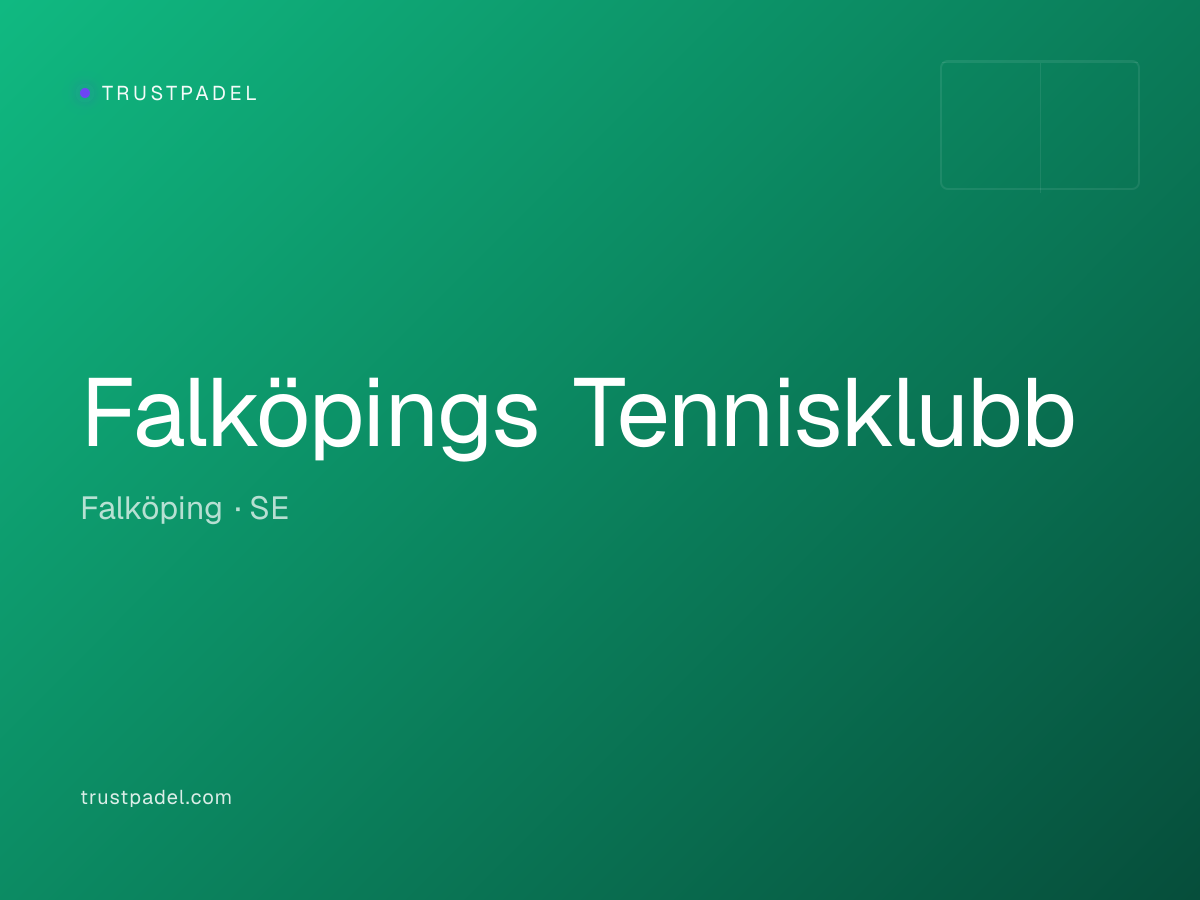 Falköpings Tennisklubb padel club