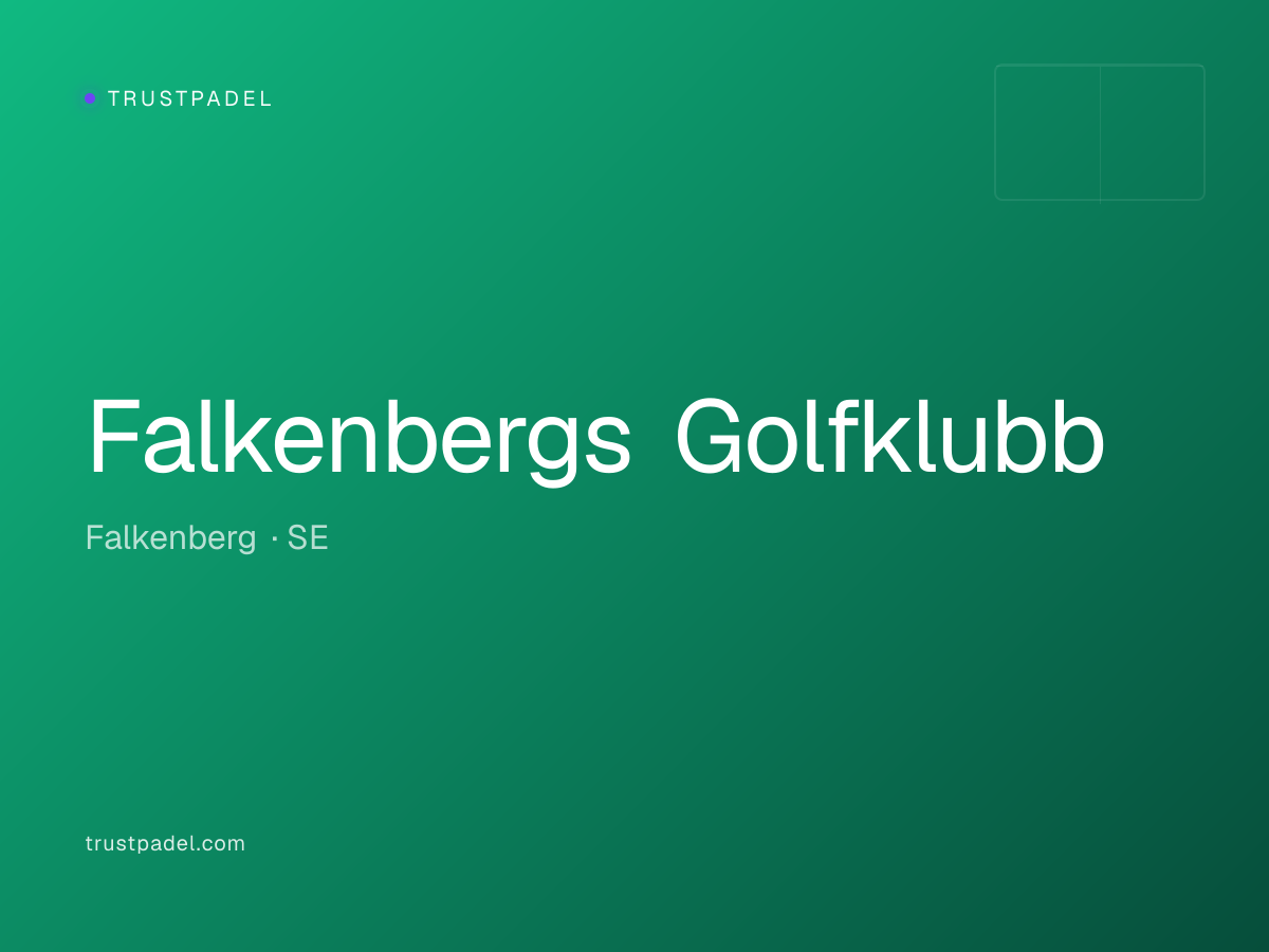 Falkenbergs Golfklubb padel club