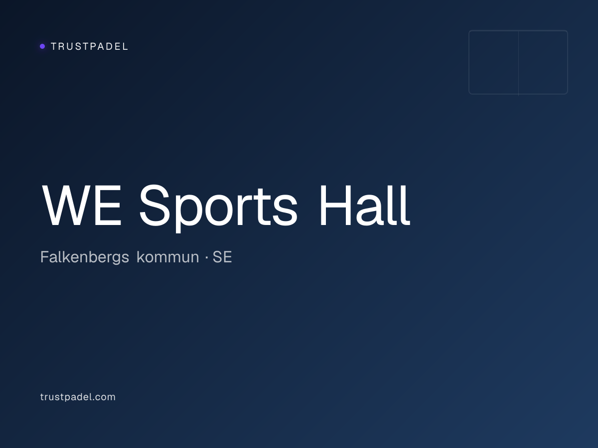 WE Sports Hall padel club