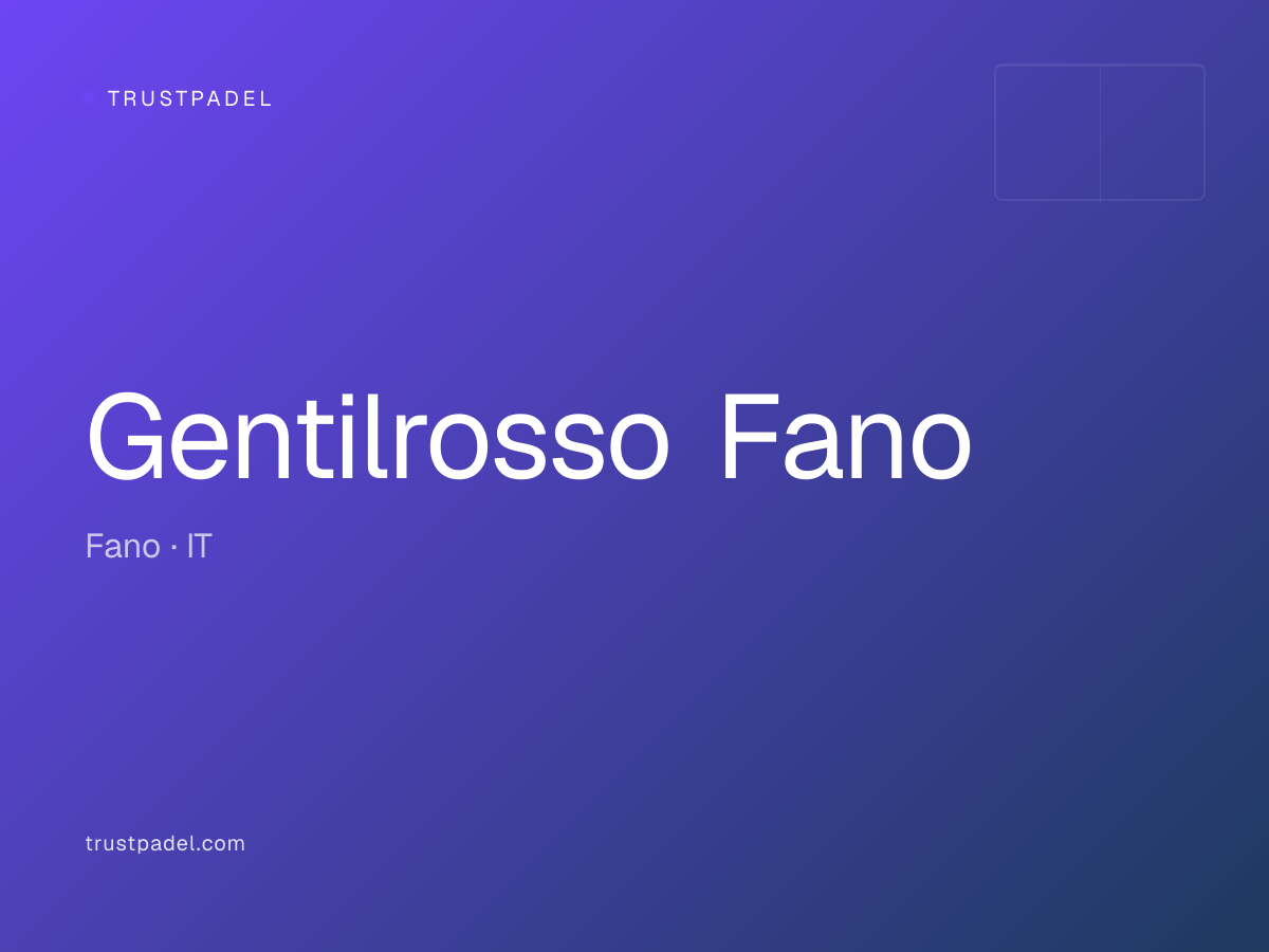 Gentilrosso Fano padel club