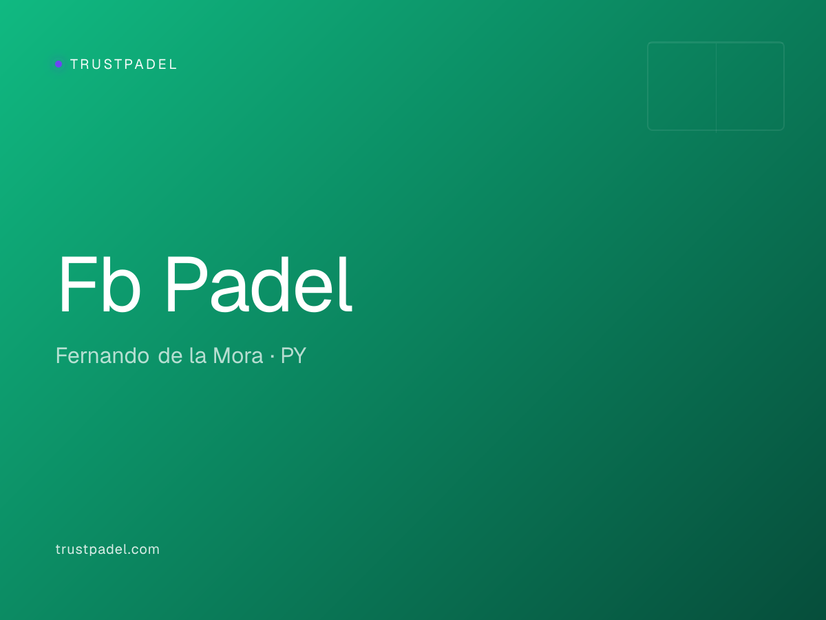 Fb Padel padel club