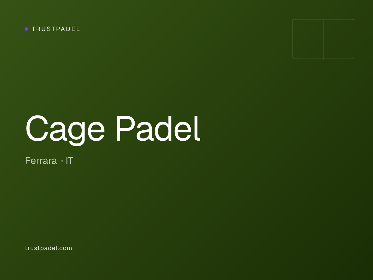 Cage Padel padel club
