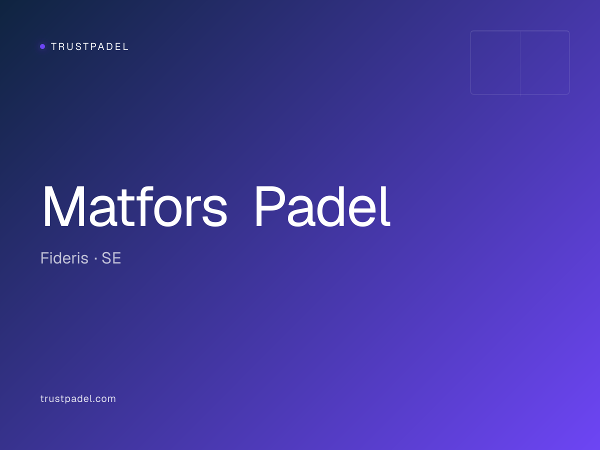 Matfors Padel padel club