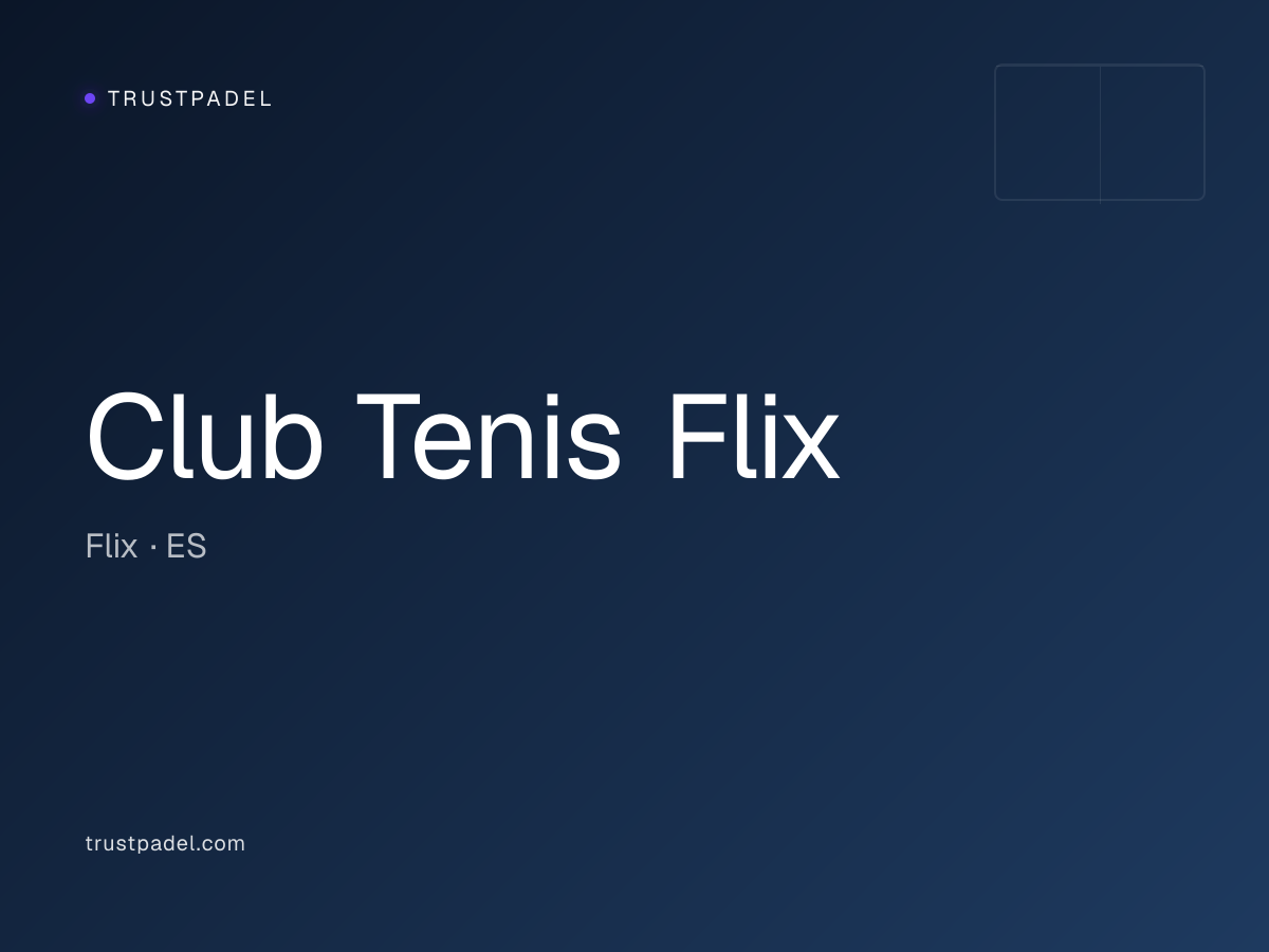 Club Tenis Flix padel club