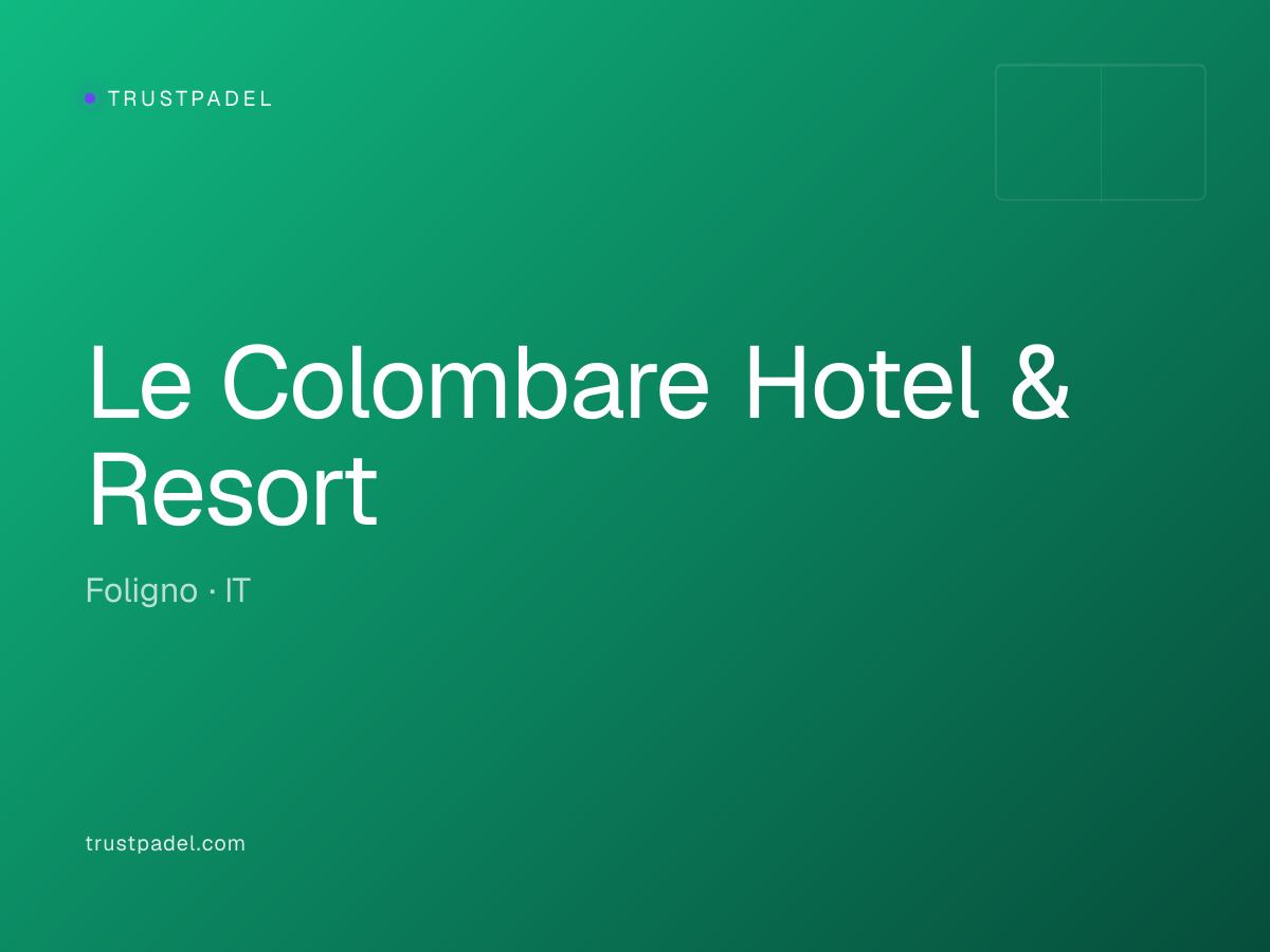 Le Colombare Hotel & Resort padel club