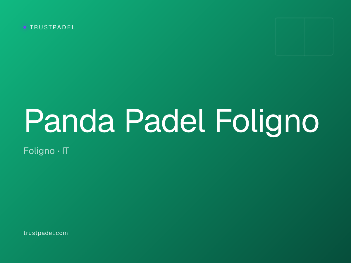Panda Padel Foligno padel club