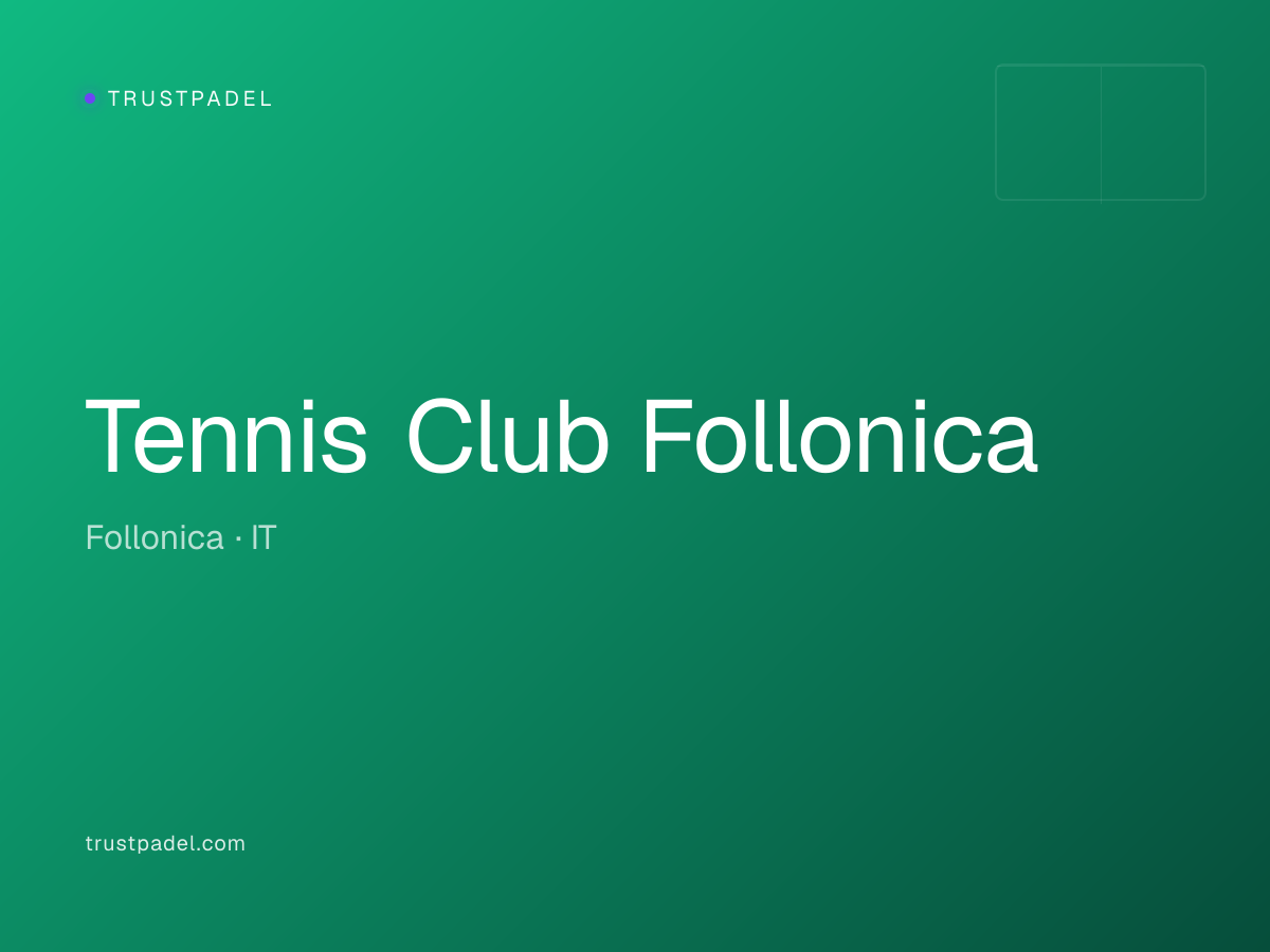 Tennis Club Follonica padel club