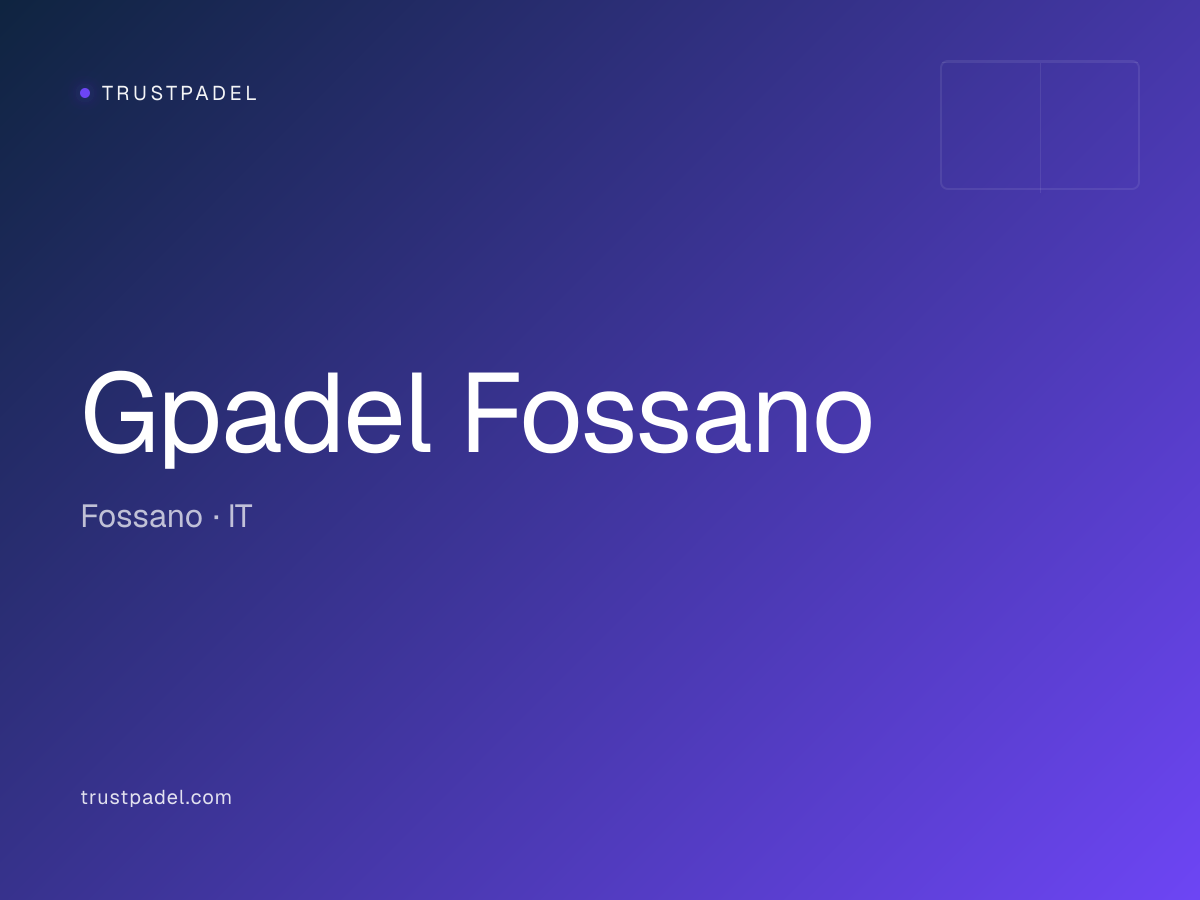 Gpadel Fossano padel club