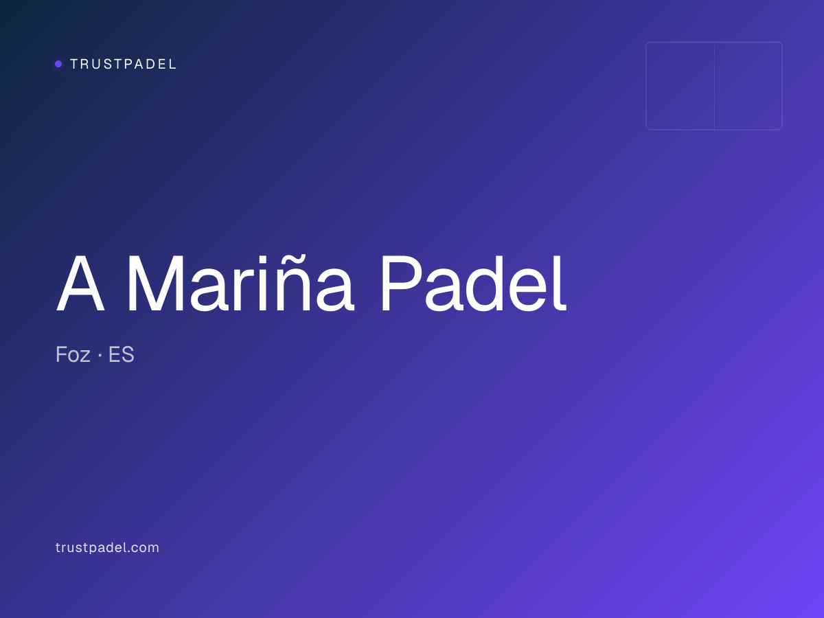 A Mariña Padel padel club
