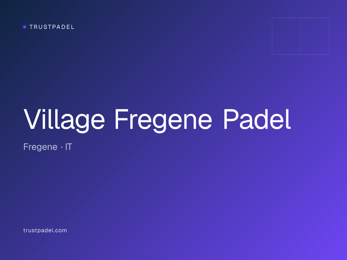Village Fregene Padel padel club