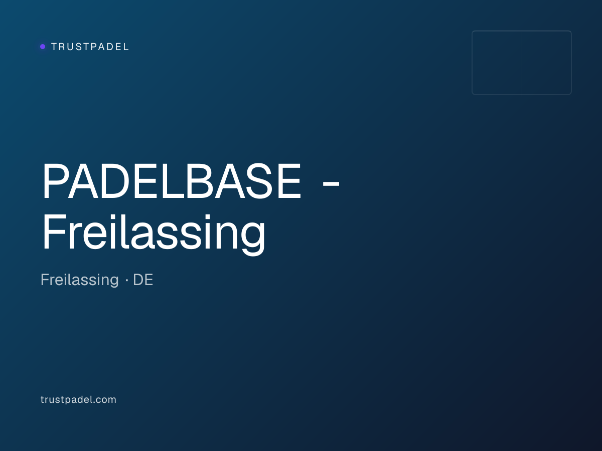 PADELBASE - Freilassing padel club