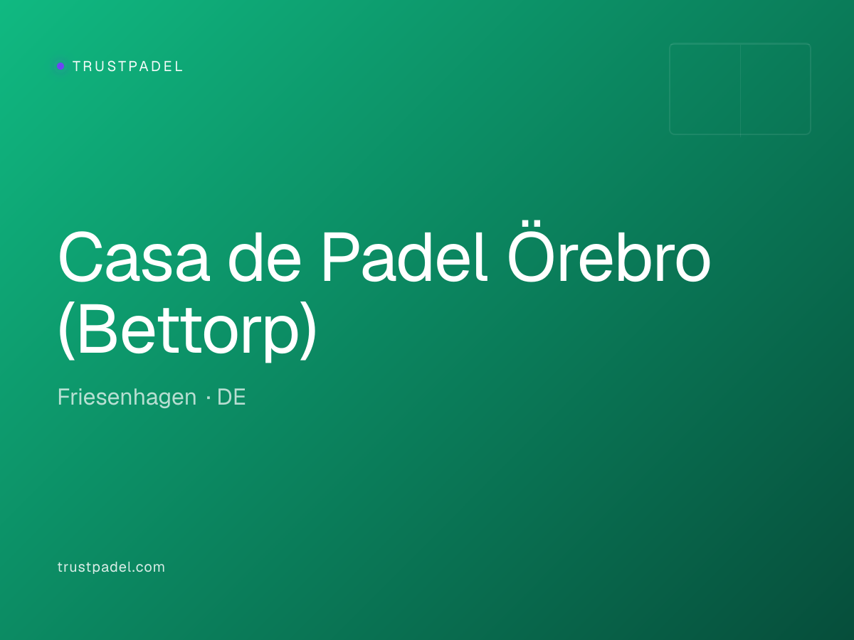 Casa de Padel Örebro (Bettorp) padel club