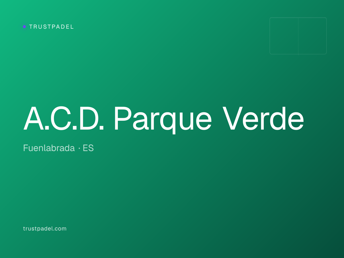 A.C.D. Parque Verde padel club