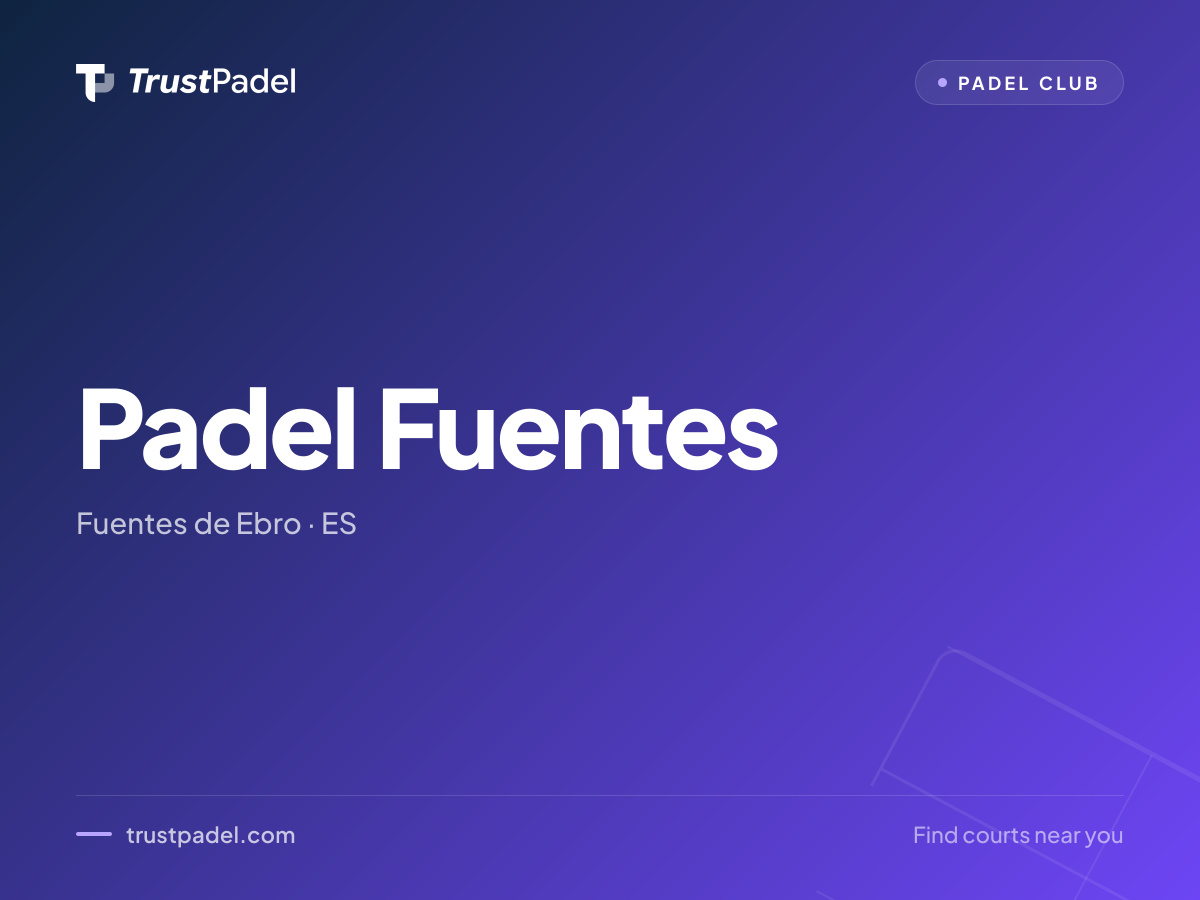 Padel Fuentes padel club