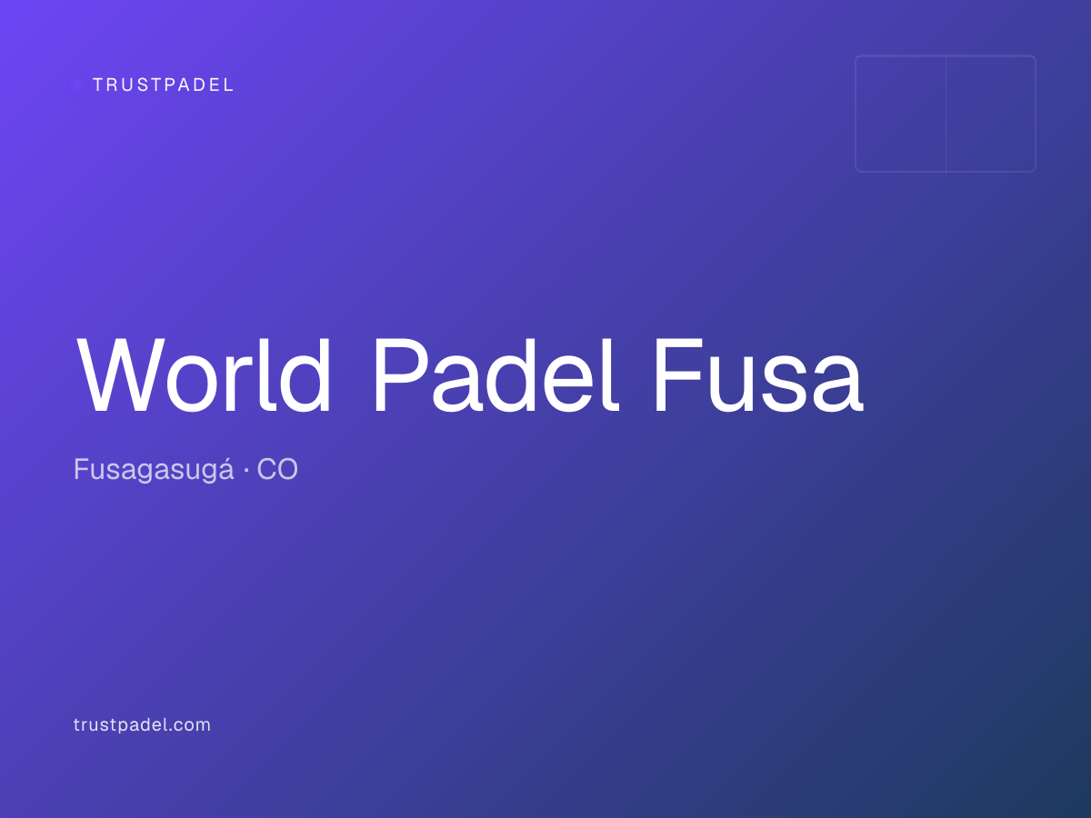 World Padel Fusa padel club