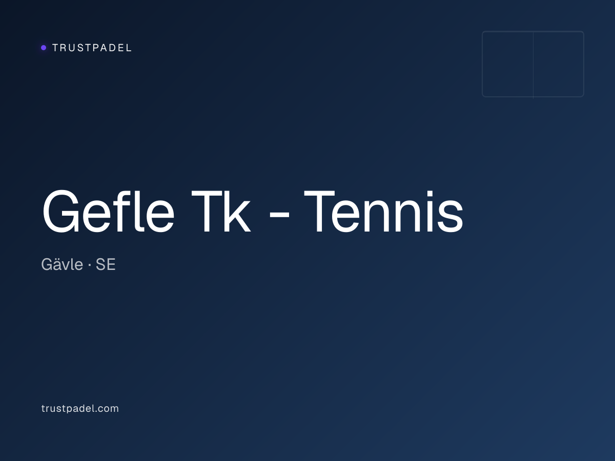 Gefle Tk - Tennis padel club