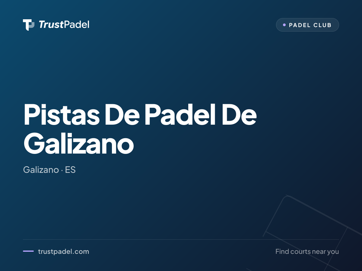 Pistas De Padel De Galizano padel club