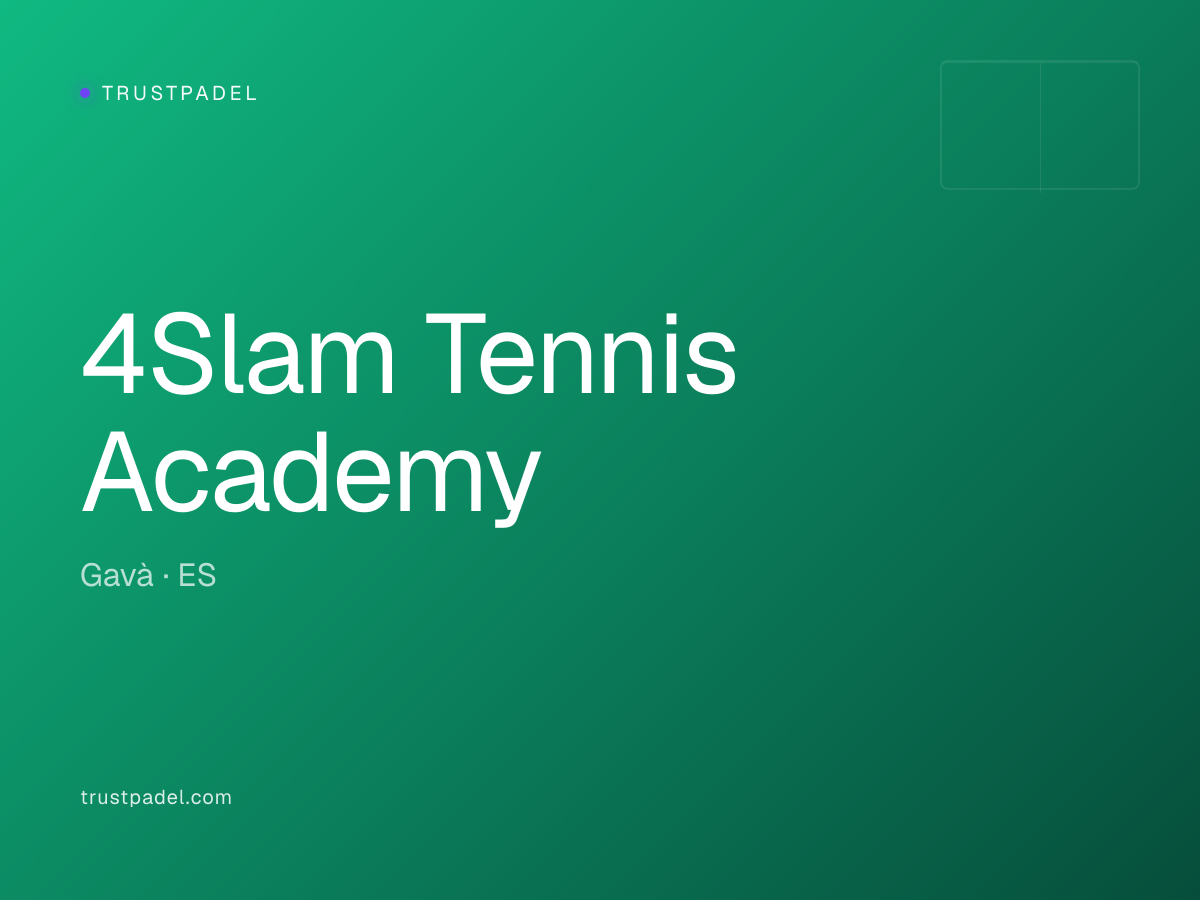 4Slam Tennis Academy padel club