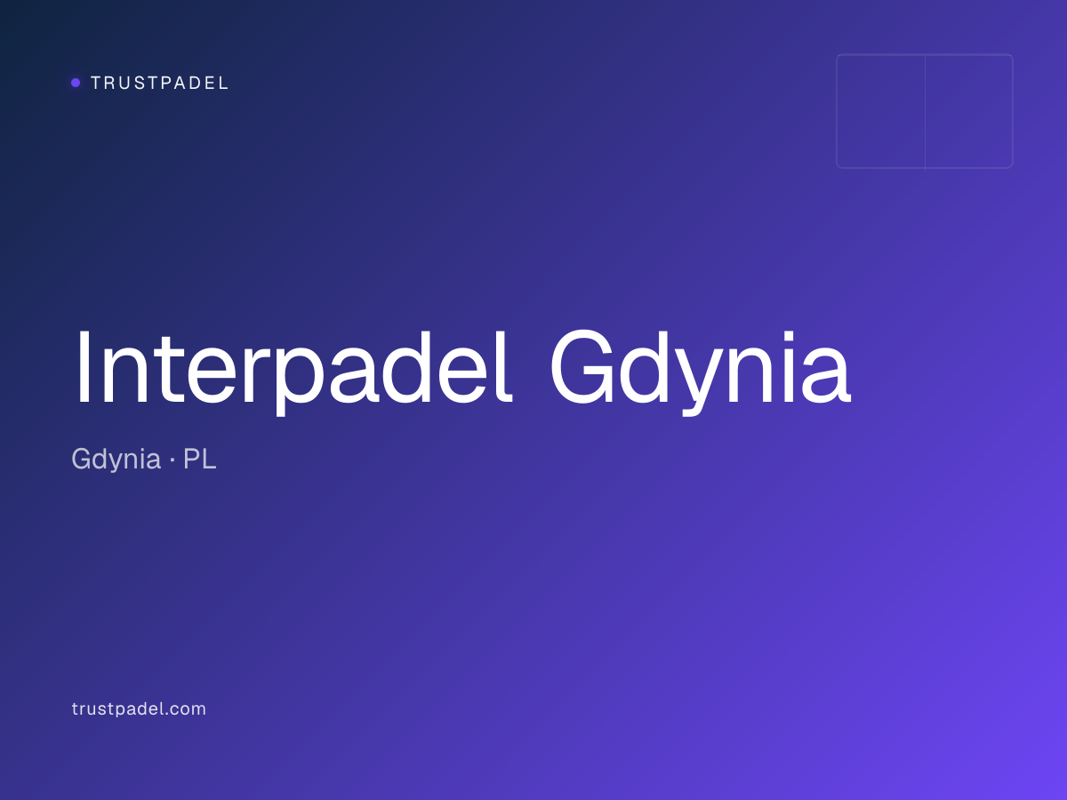 Interpadel Gdynia padel club