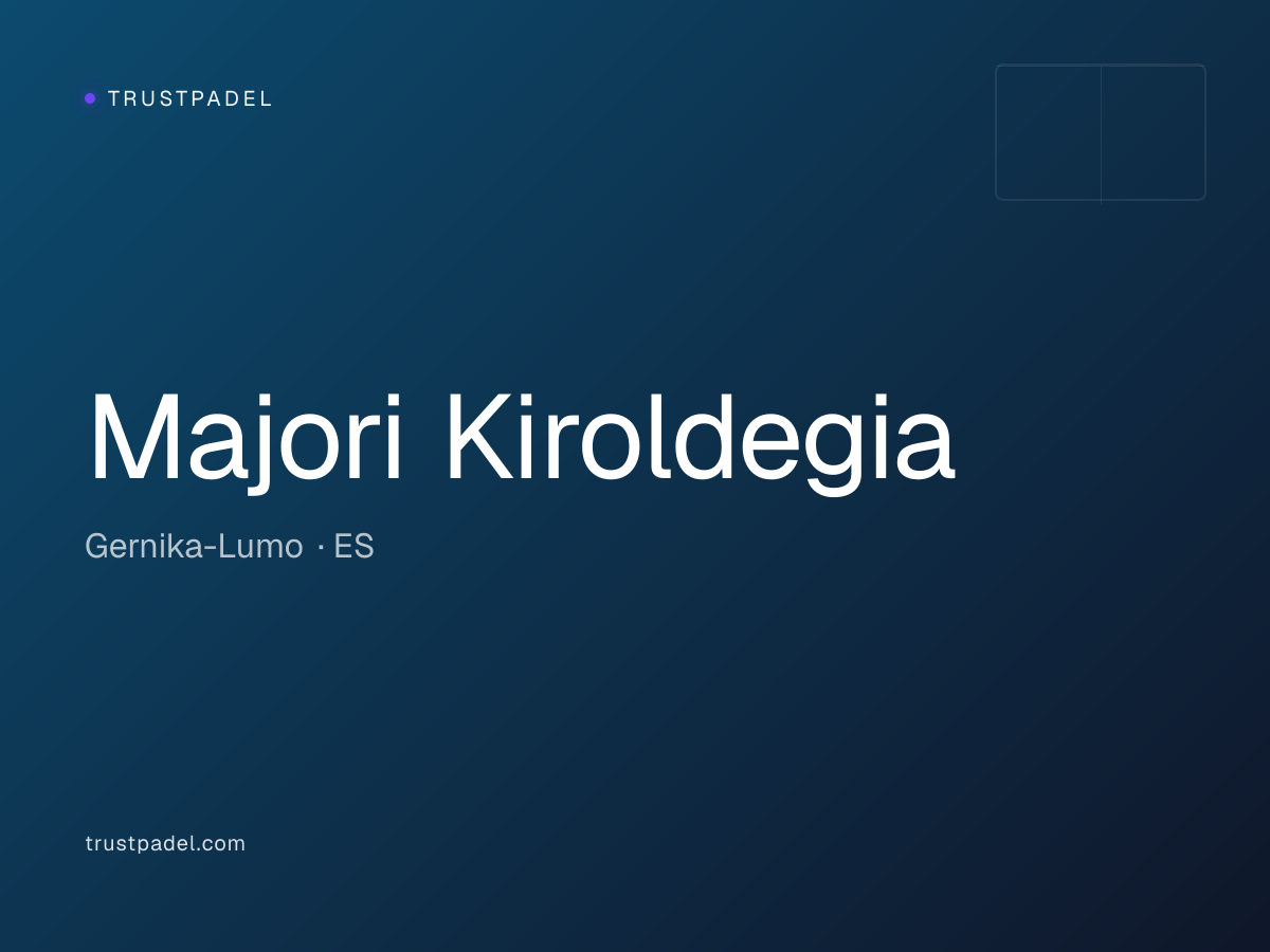 Majori Kiroldegia padel club