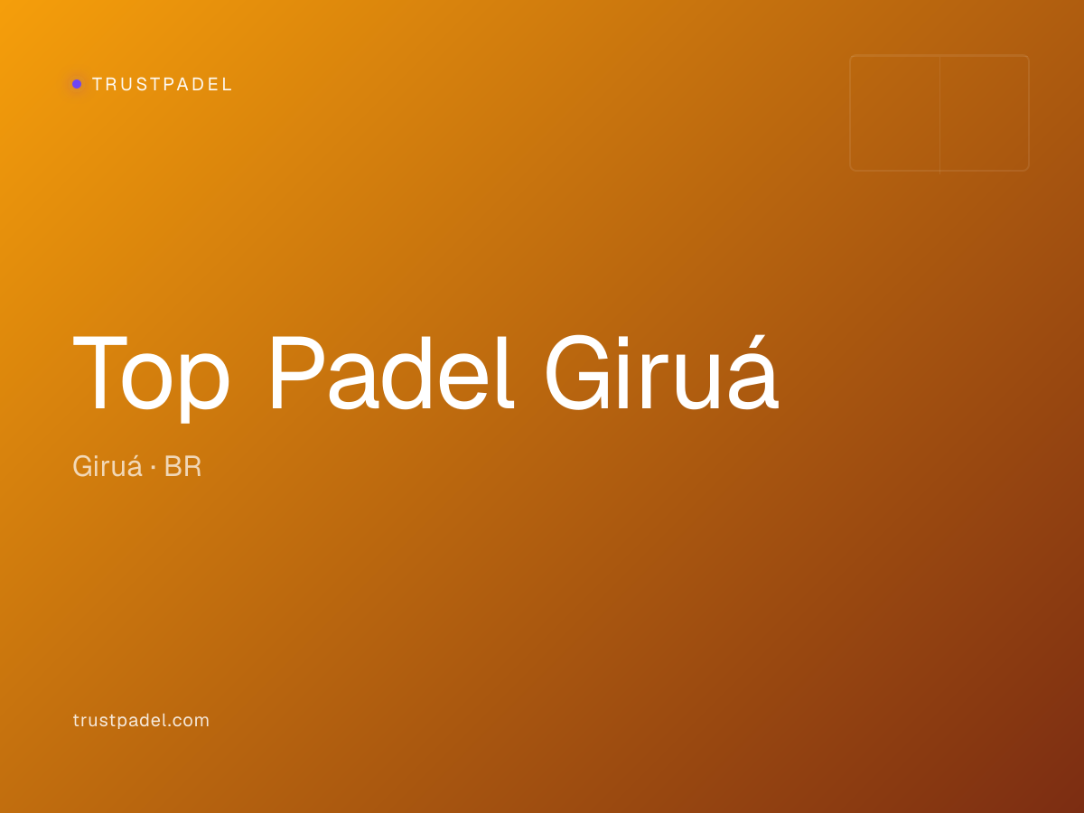 Top Padel Giruá padel club