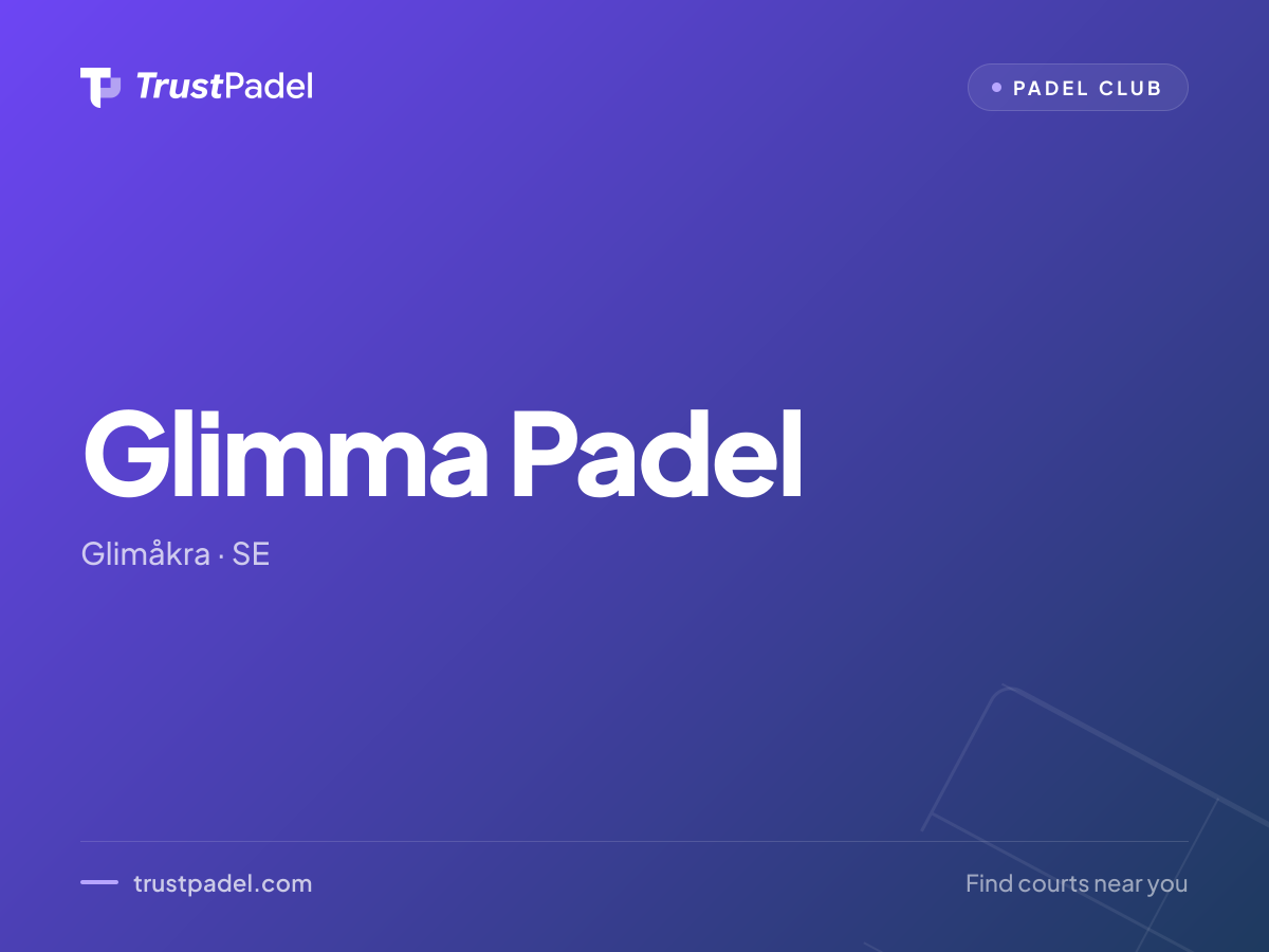 Glimma Padel padel club