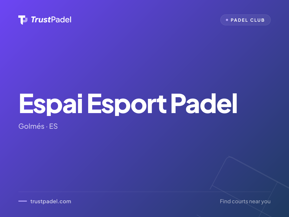 Espai Esport Padel padel club