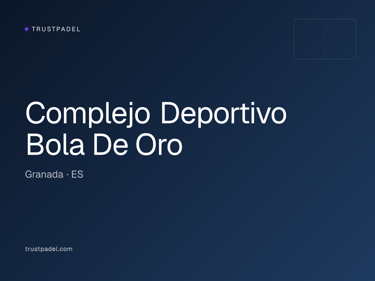 Complejo Deportivo Bola De Oro padel club