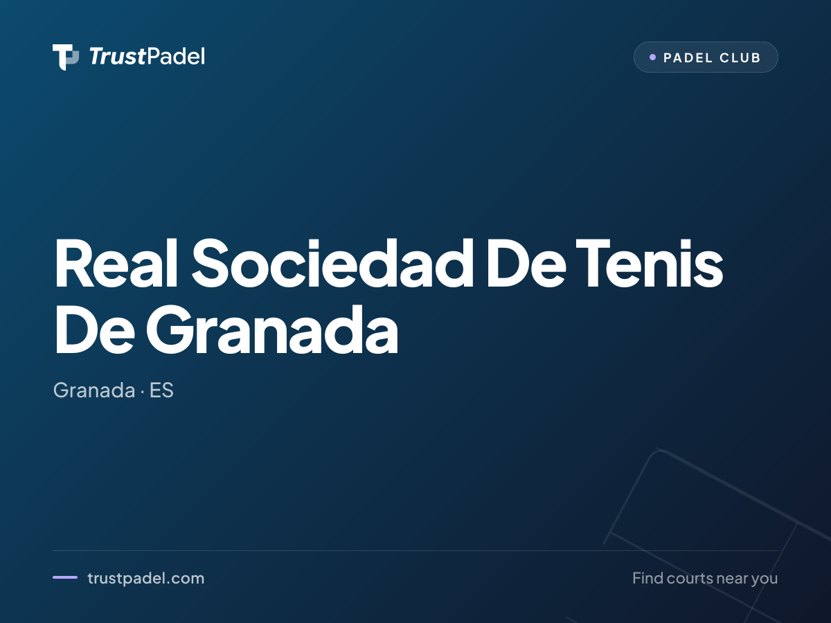 Real Sociedad De Tenis De Granada padel club