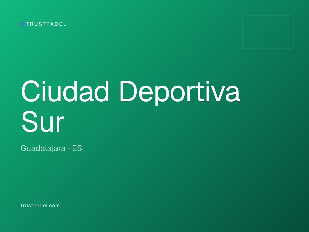 Ciudad Deportiva Sur padel club