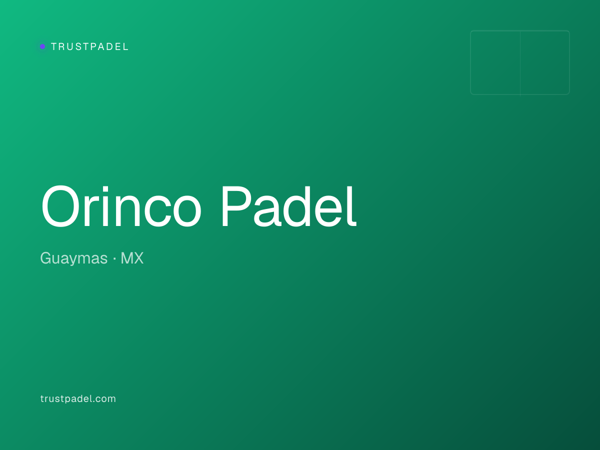 Orinco Padel padel club