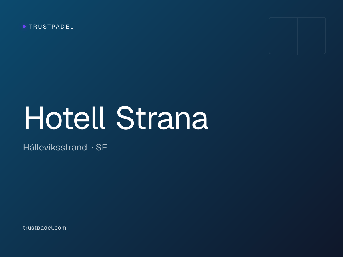 Hotell Strana padel club