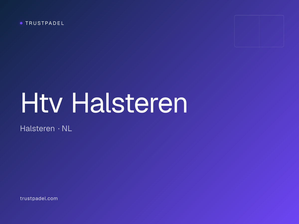 Htv Halsteren padel club