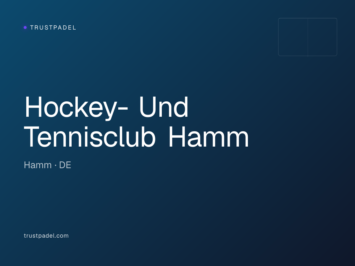 Hockey- Und Tennisclub Hamm padel club