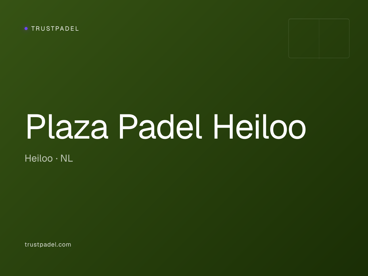 Plaza Padel Heiloo padel club
